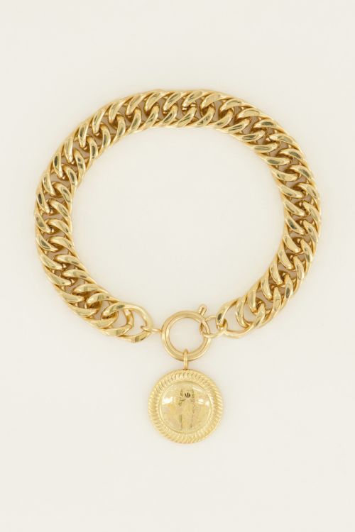 My Jewellery Gliederarmband Münze gold