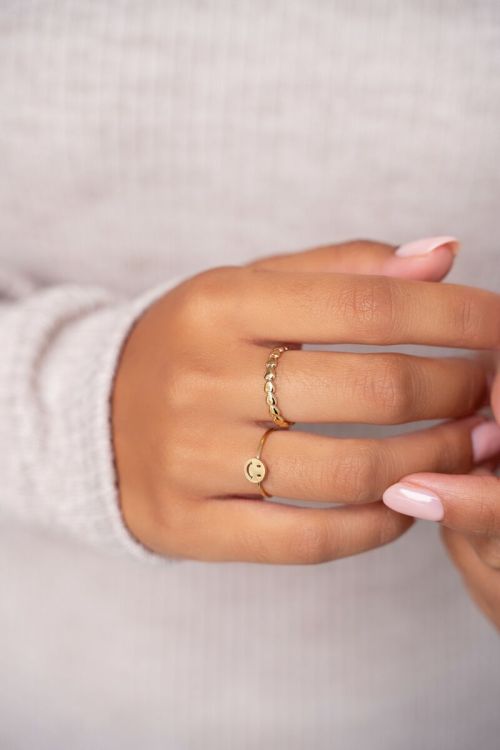 My Jewellery Ring mit Smiley gold