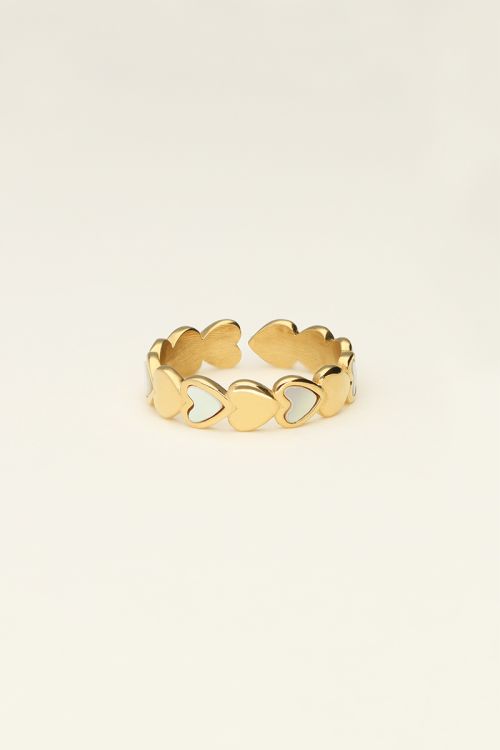 My Jewellry Ring mit Herzen gold