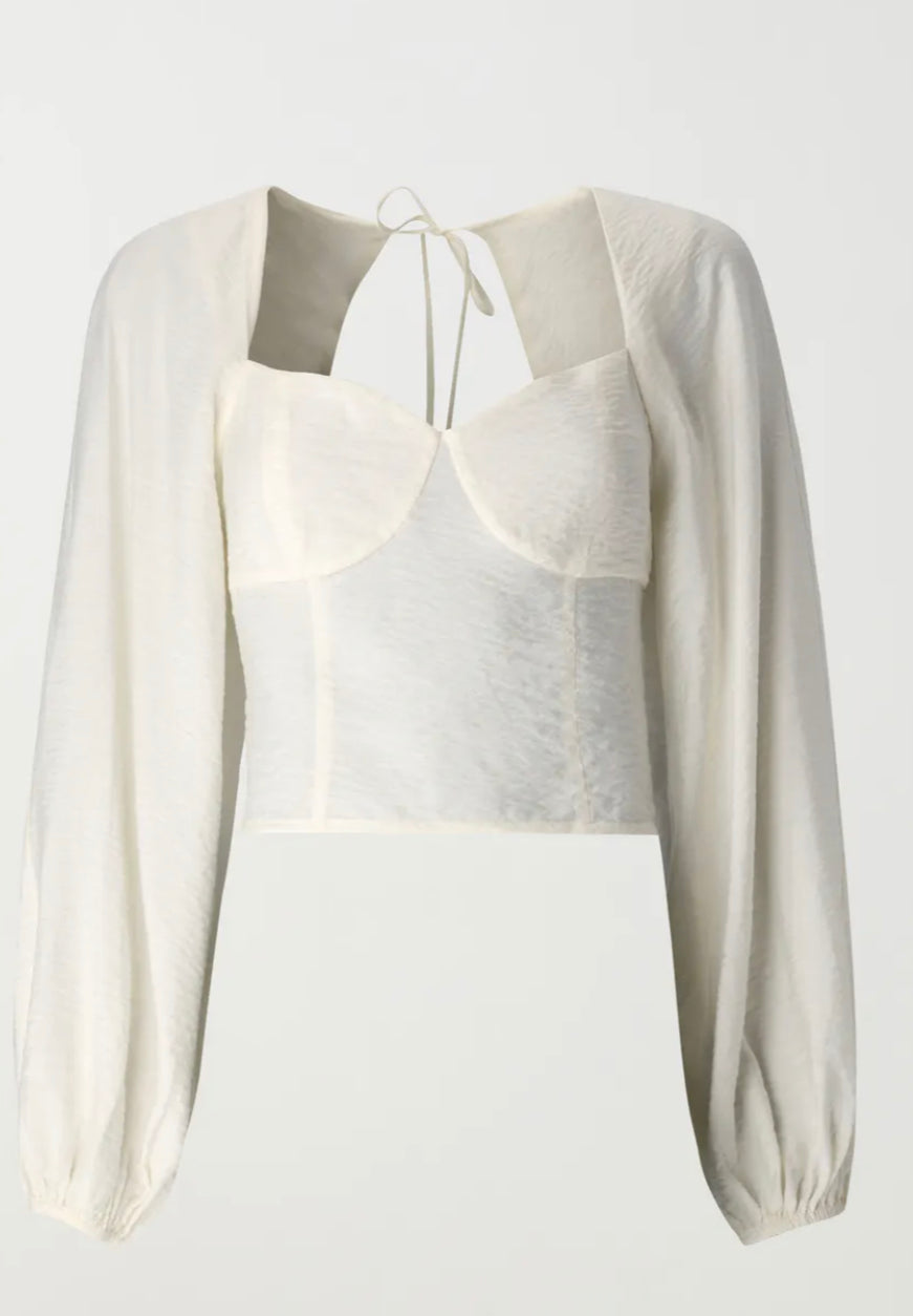 Gina Tricot Theresa blouse weiss