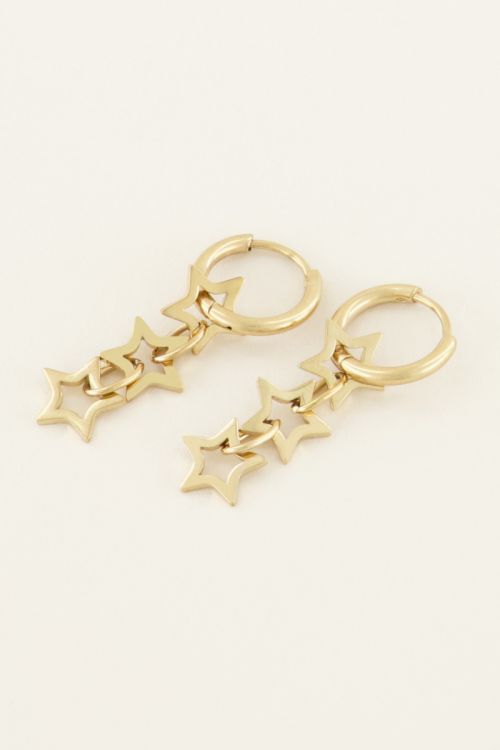 My Jewellery Ohrringe mit Sternen gold