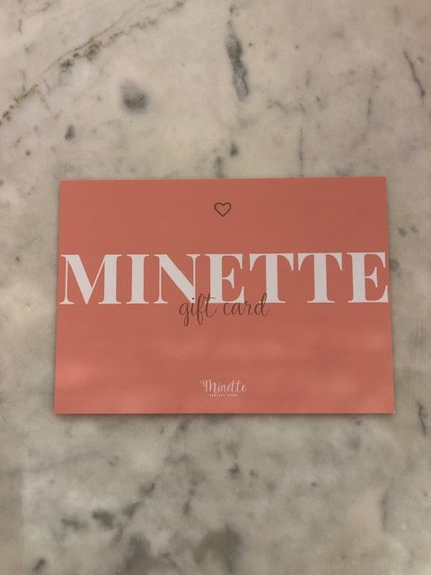 Minette Giftcard