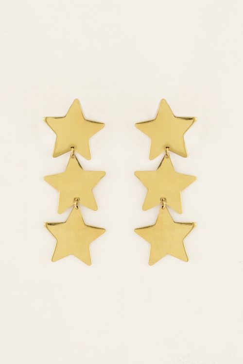 My Jewellery Statement-Ohrhänger mit drei Sternen