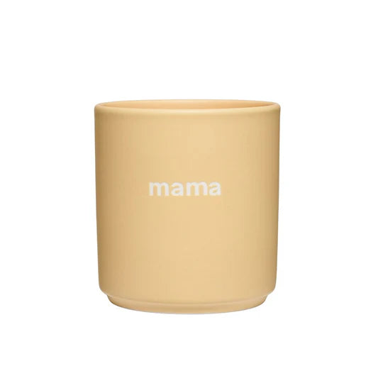 Design Letter VIP LIEBLINGSBECHER - MOM & DAD KOLLEKTION, Mama/beige