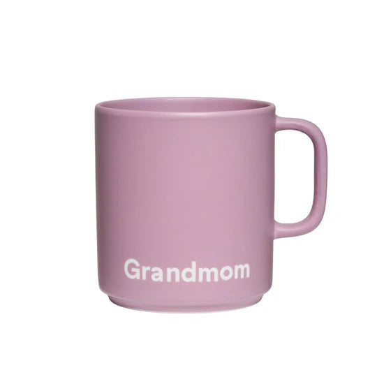 Design Letters- "Grandmom" VIP FAVOURITE CUP WITH HANDLE