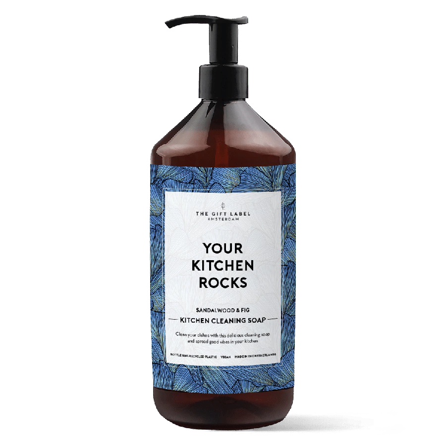 The Gift Label KITCHEN CLEANING SOAP - YOUR KITCHEN ROCKS 1000 ml