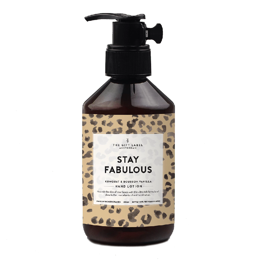 The Gift Label Hand Lotion- "Stay fabulous"