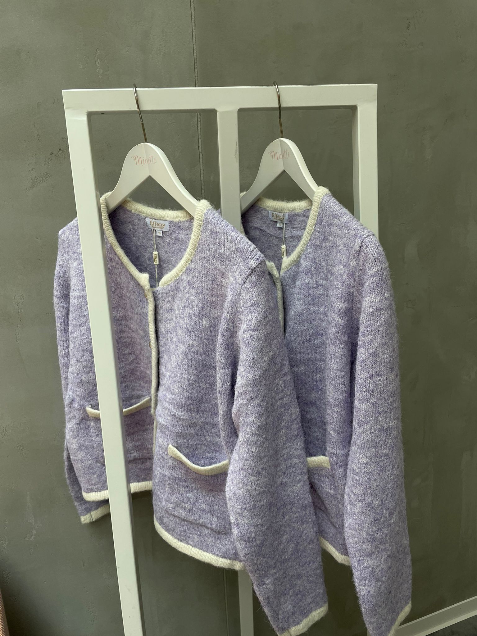 Minette Cardigan Jacke lila