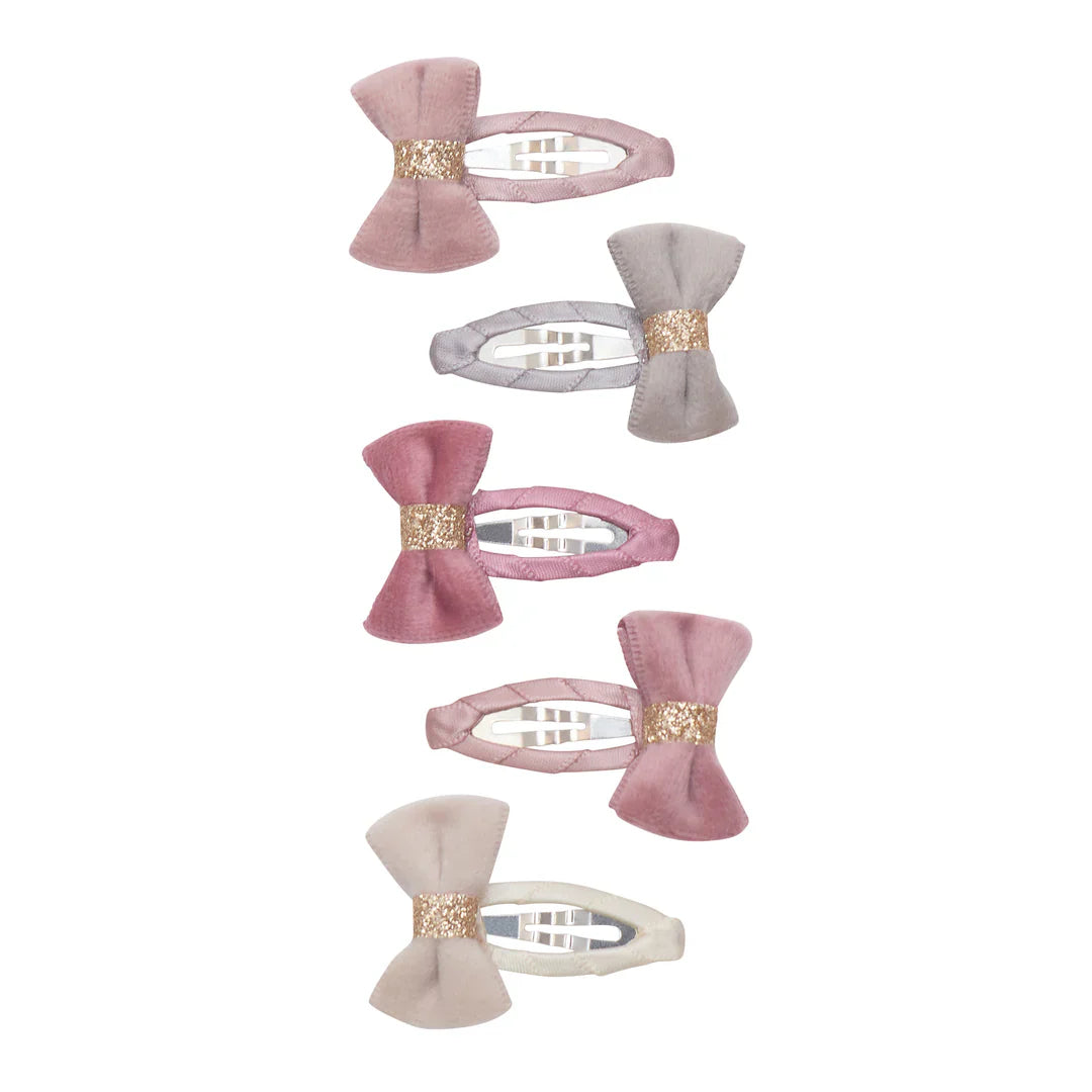 Mimi & Lula Mini Haar-Clips "Velvet" Schleifen