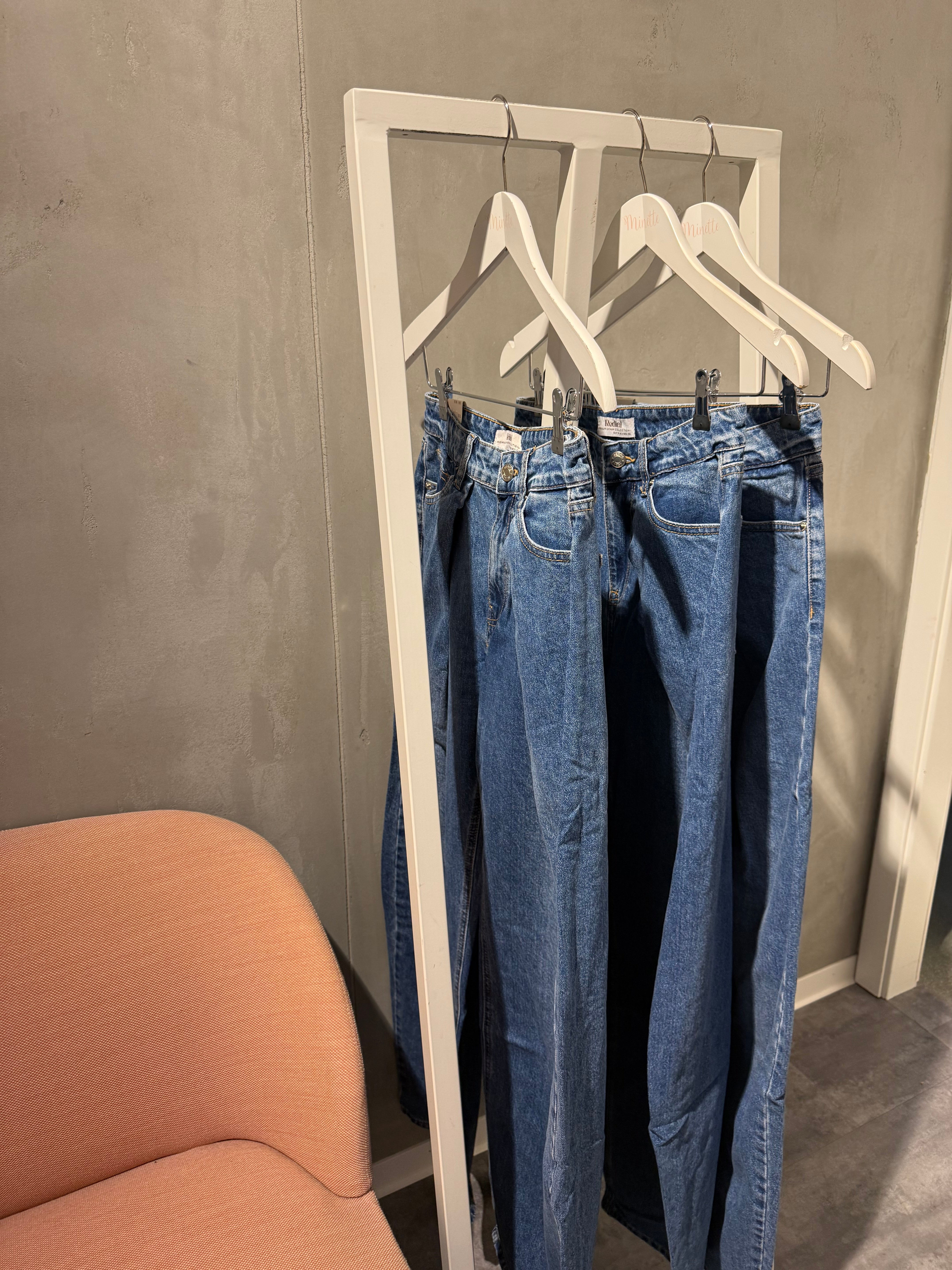 Minette Trendige Ballon Jeans mit High-Waist Schnitt