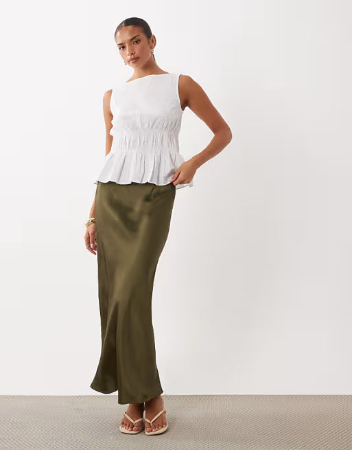 "YASPELLA" HW MIDI SKIRT S. NOOS