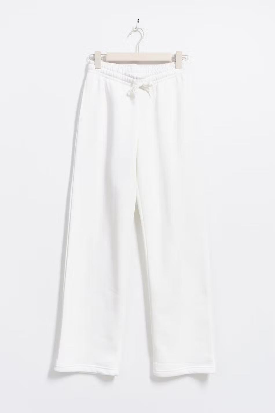 Gina Tricot Basic straight sweatpants weiss