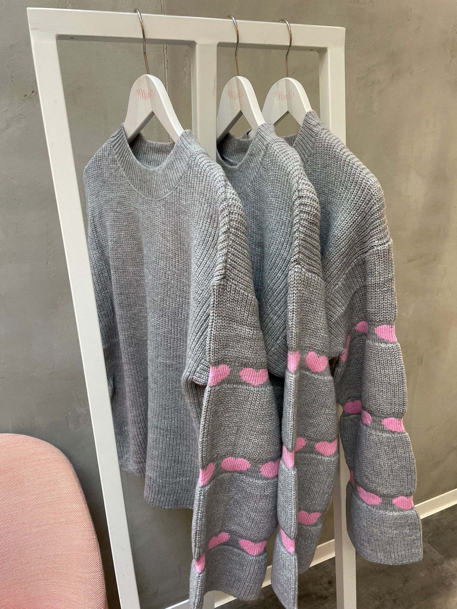 Minette Herz Pullover