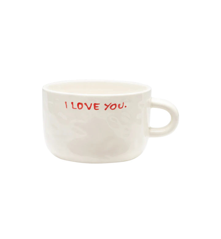 Anna + Nina I Love You Cappuccino Mug
