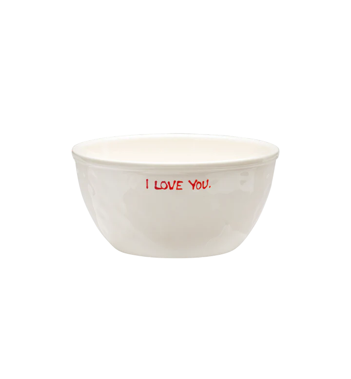 Anna + Nina I Love You Bowl