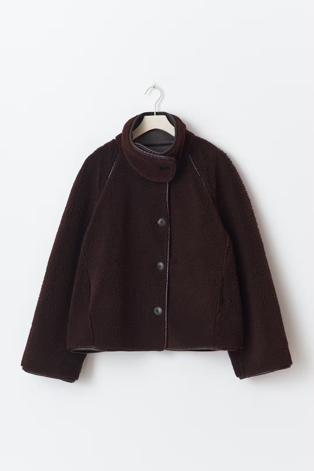 Gina Tircot Reversible teddy jacket braun
