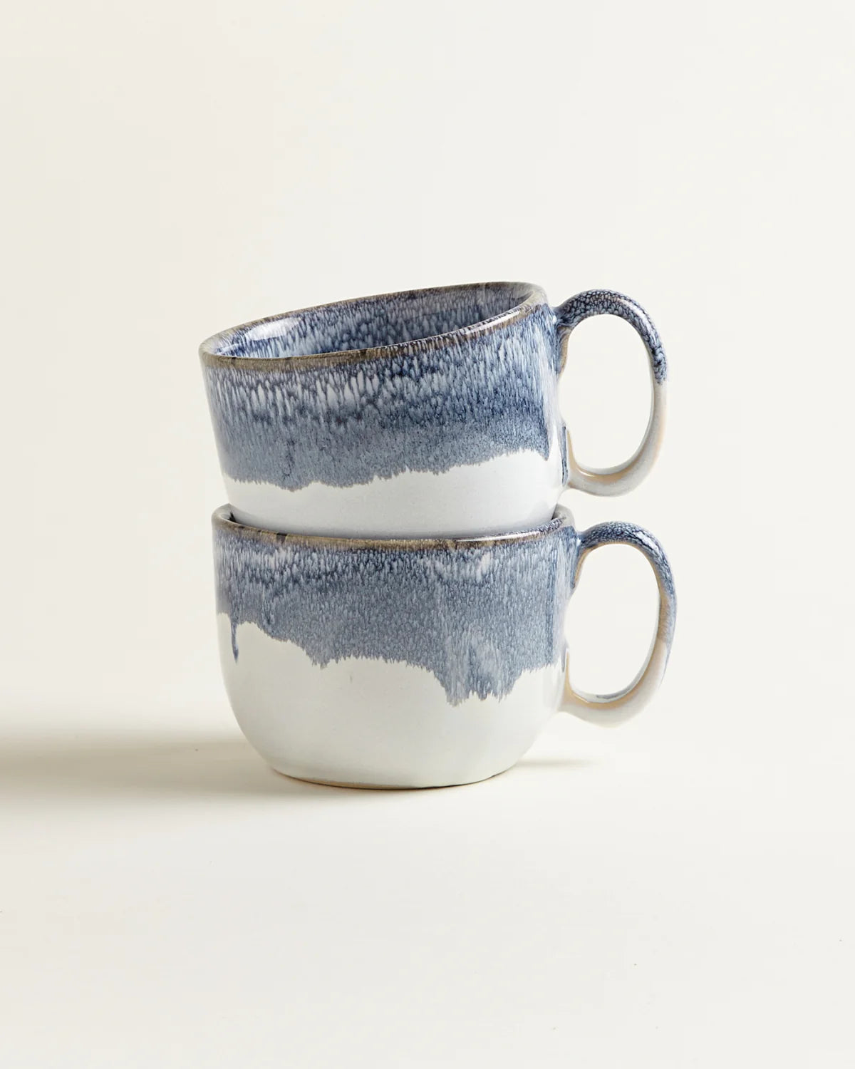 Onomao Große Tasse Graublau dipped