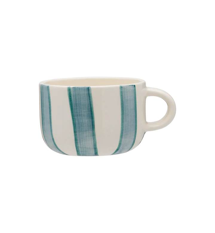 Anna + Nina Powder Striped Cappuccino Mug