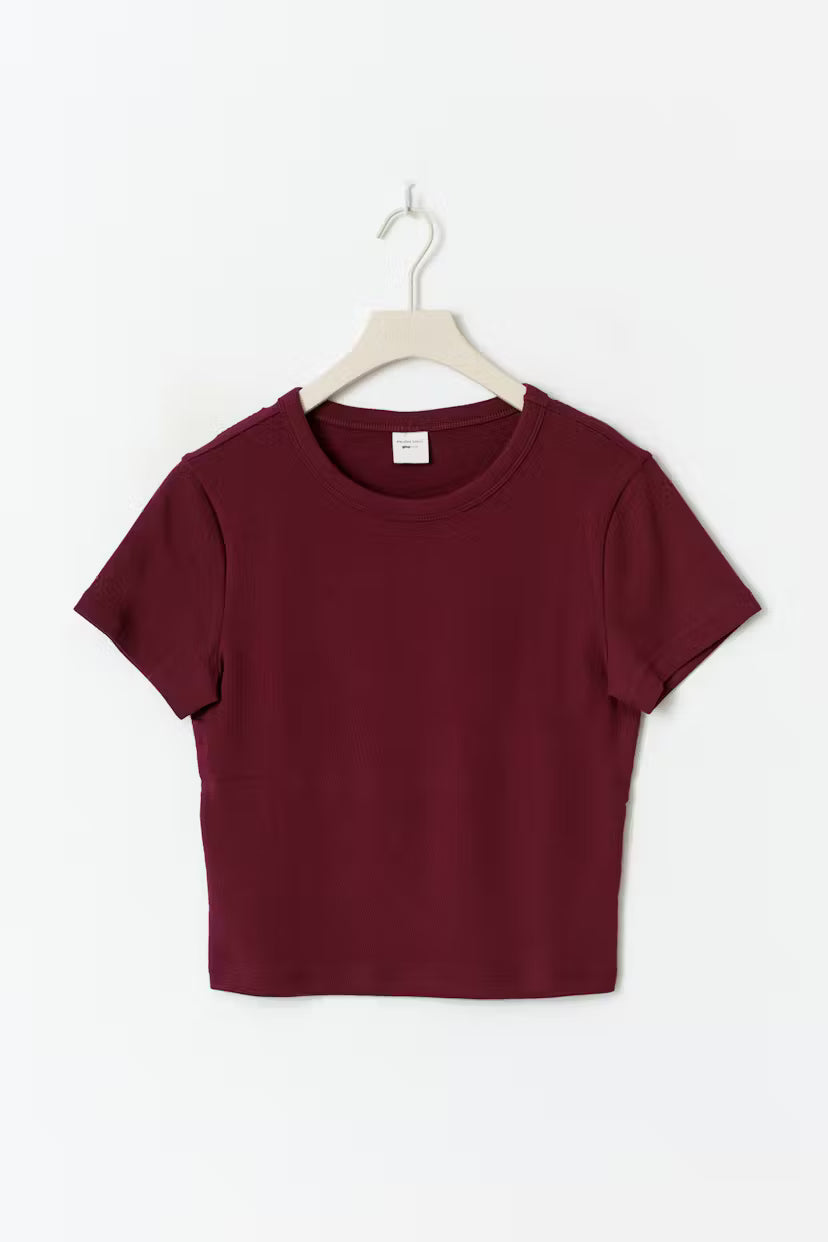 Gina Tricot basic tight top rot