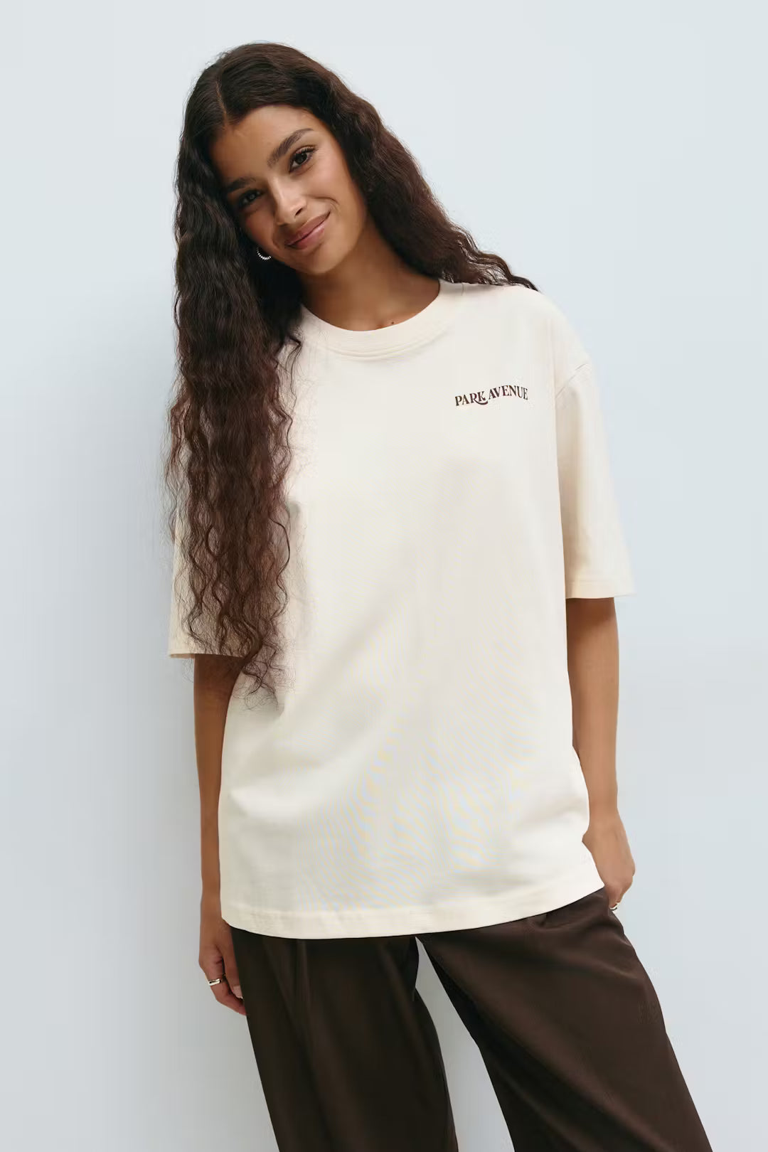 Gina Tricot printed oversized tee