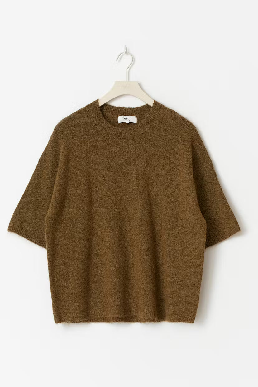 Gina Tricot knitted short sleeve top grün