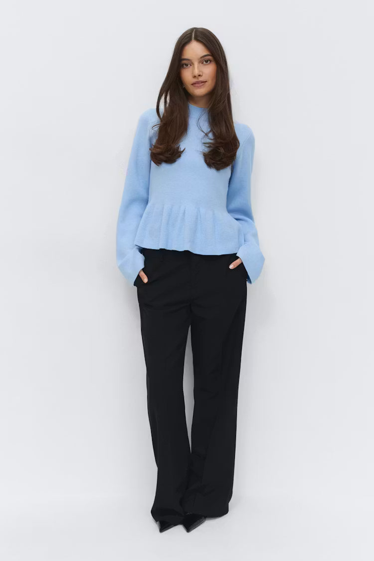 Gina Tricot knitted peplum top