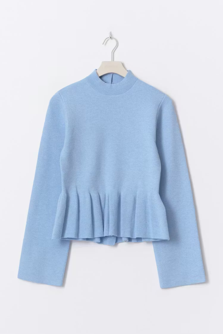 Gina Tricot knitted peplum top