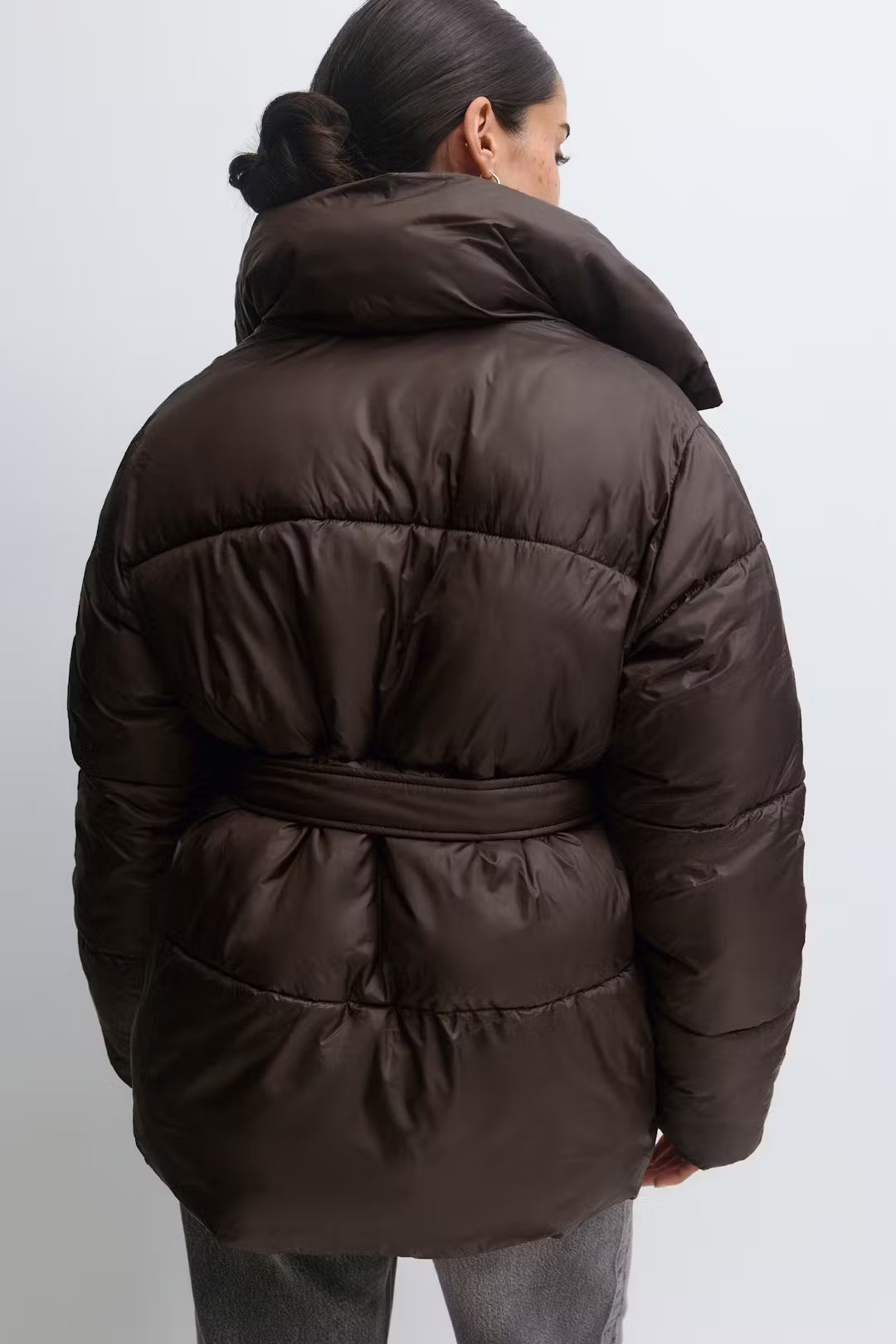 Gina Tricot belted puffer jacket