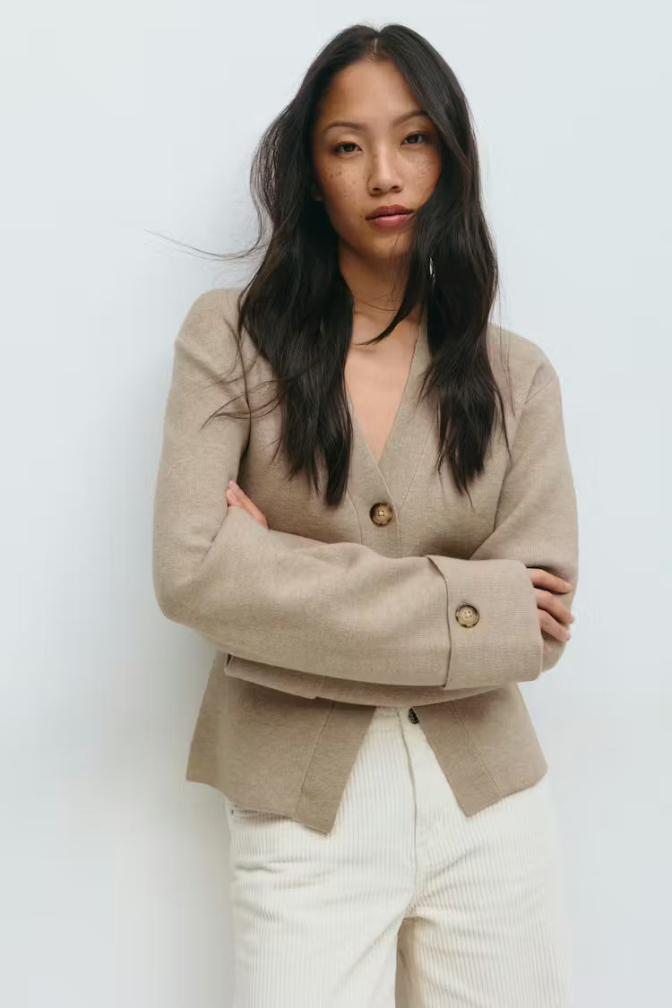 Gina Tricot knitted sculptured cardigan