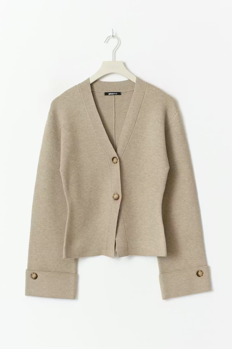 Gina Tricot knitted sculptured cardigan