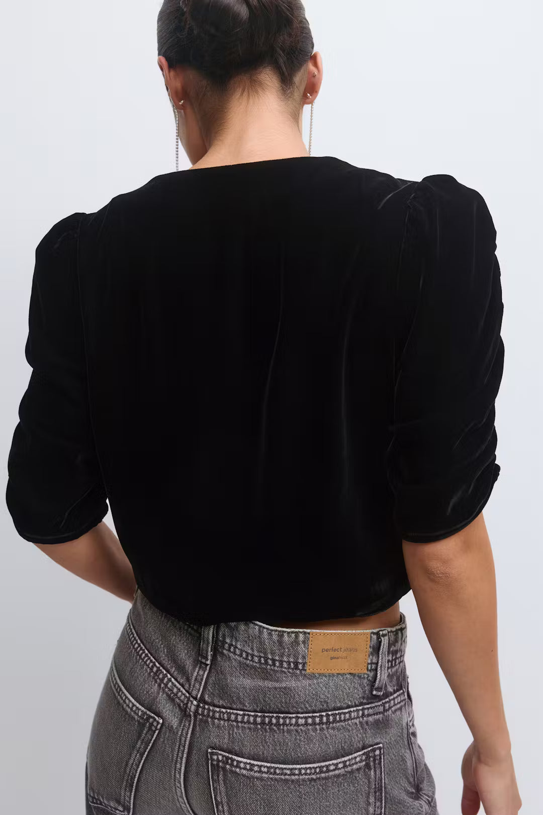 Gina Tricot velour top