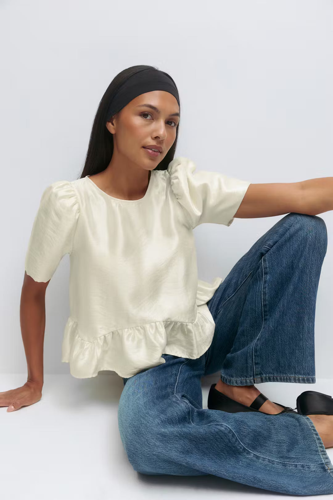 Gina Tricot puff sleeve blouse
