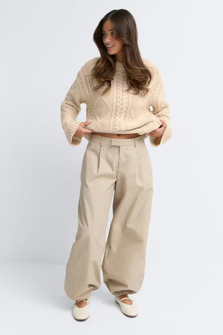 Gina Tricot knitted cable sweater