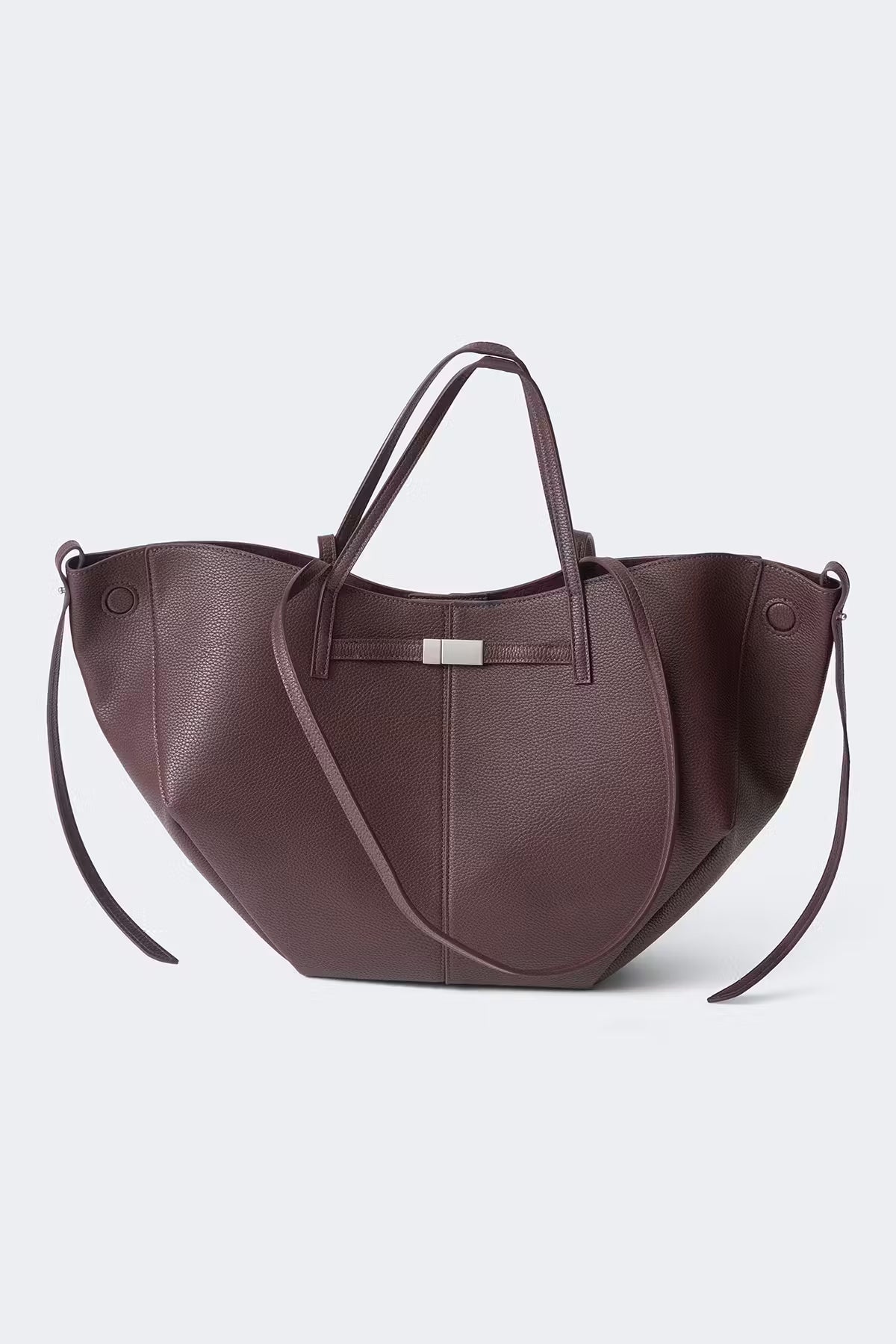 "GT" Detail strap tote bag