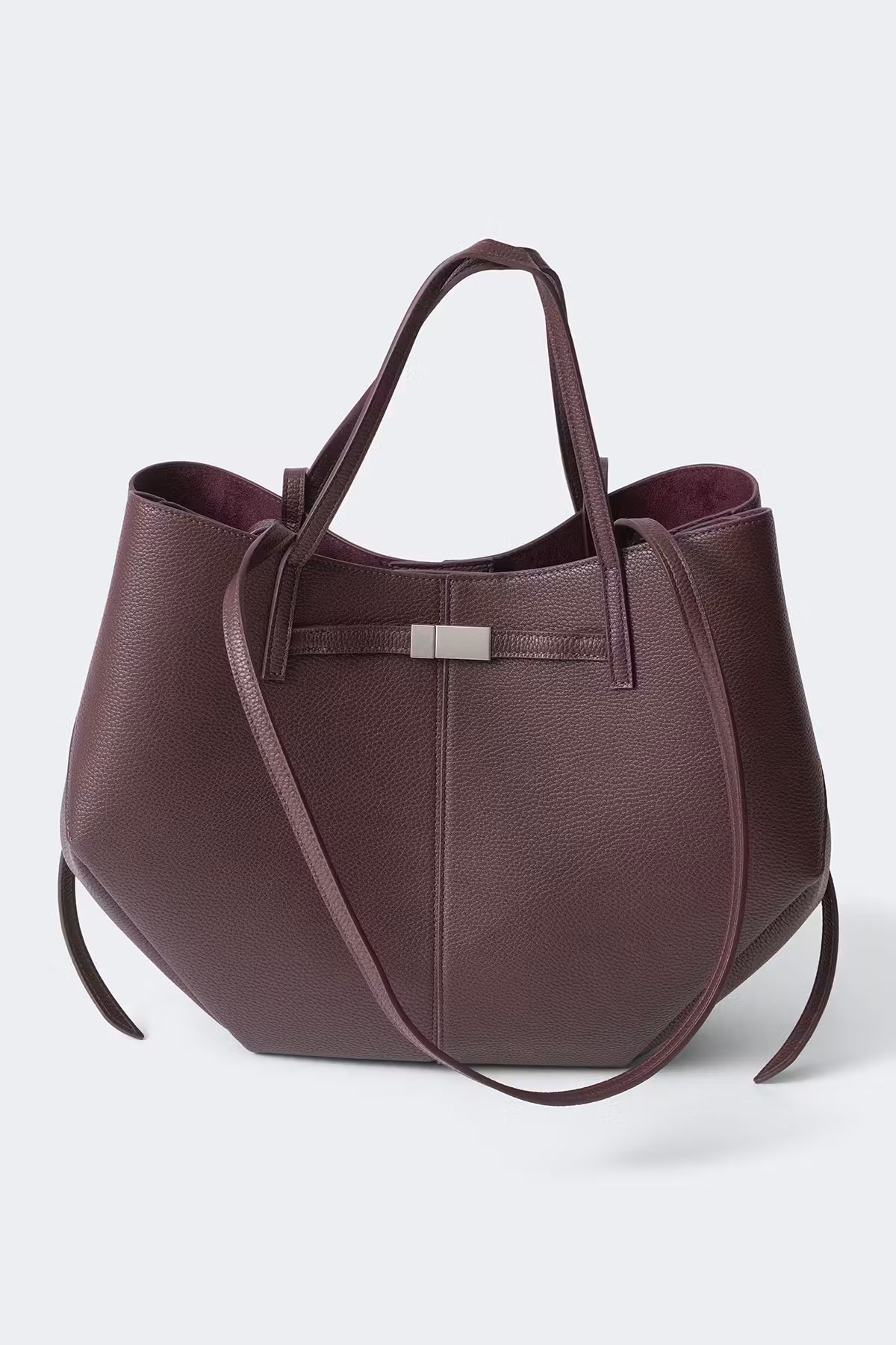 "GT" Detail strap tote bag