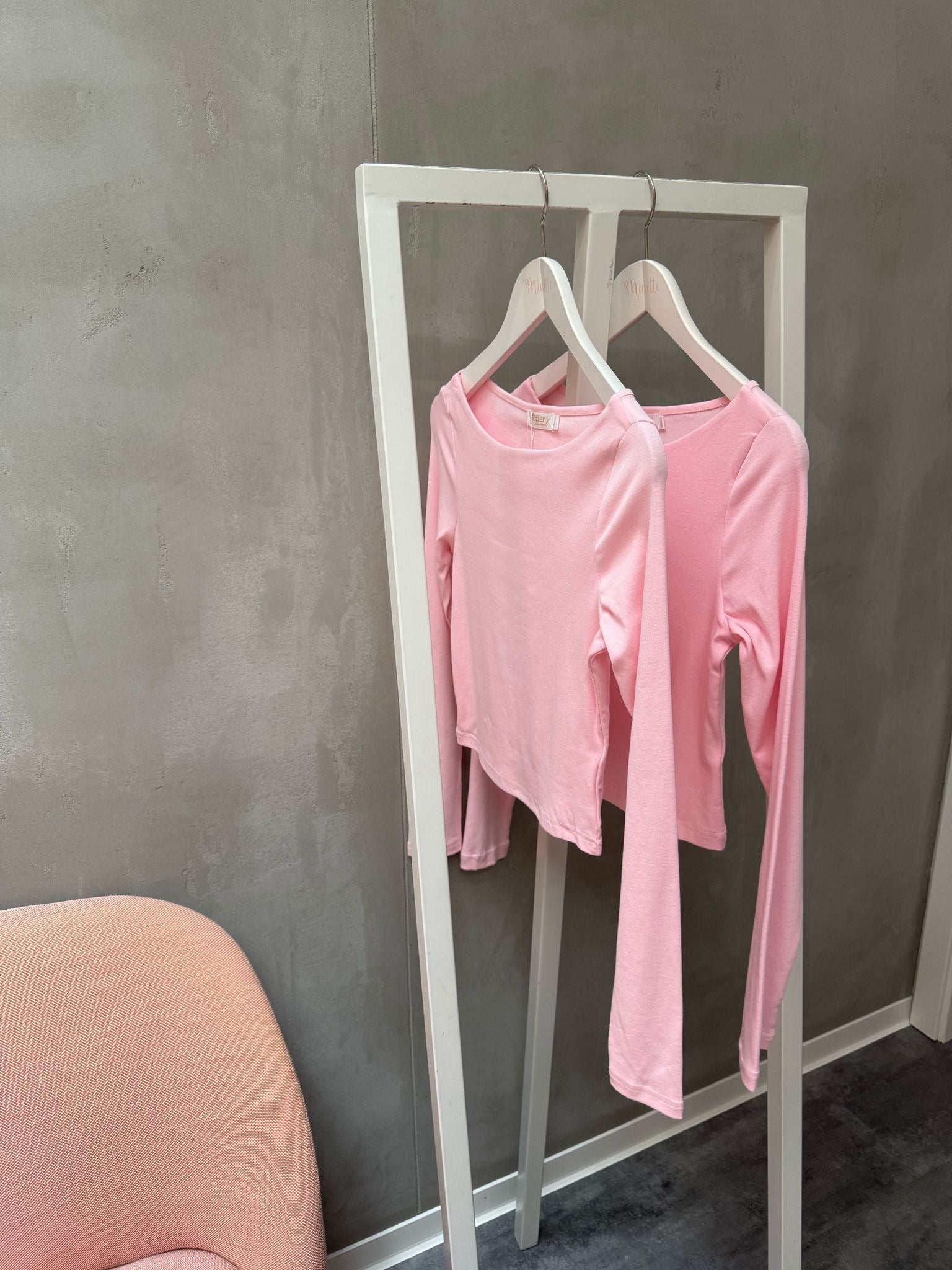 Minette Basic Long Sleeve rosa