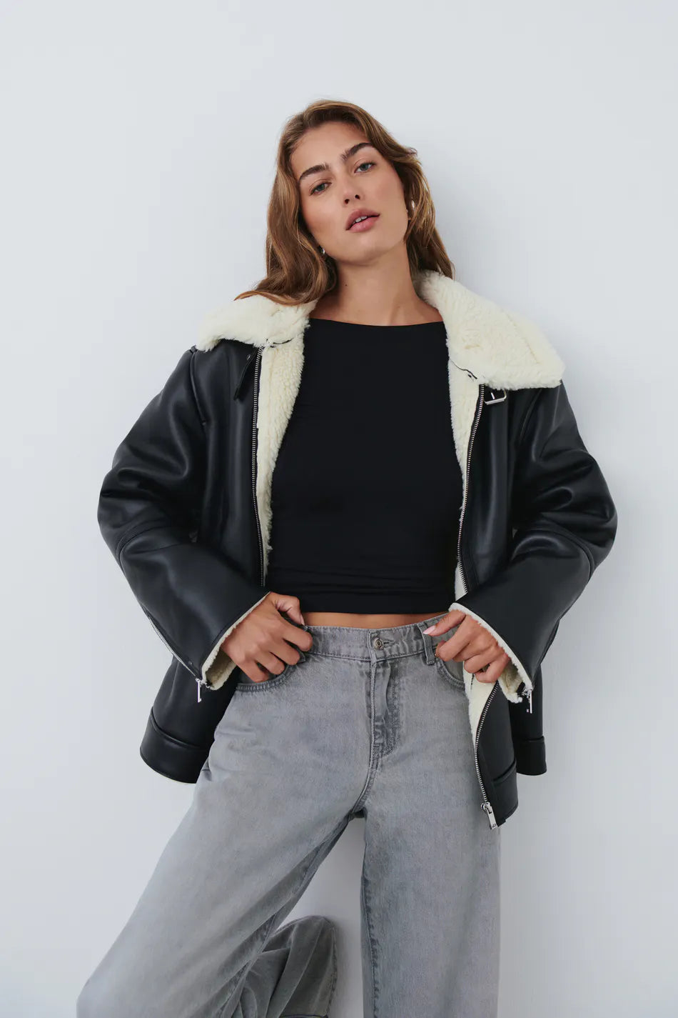 Gina Tricot Shearling Jacket