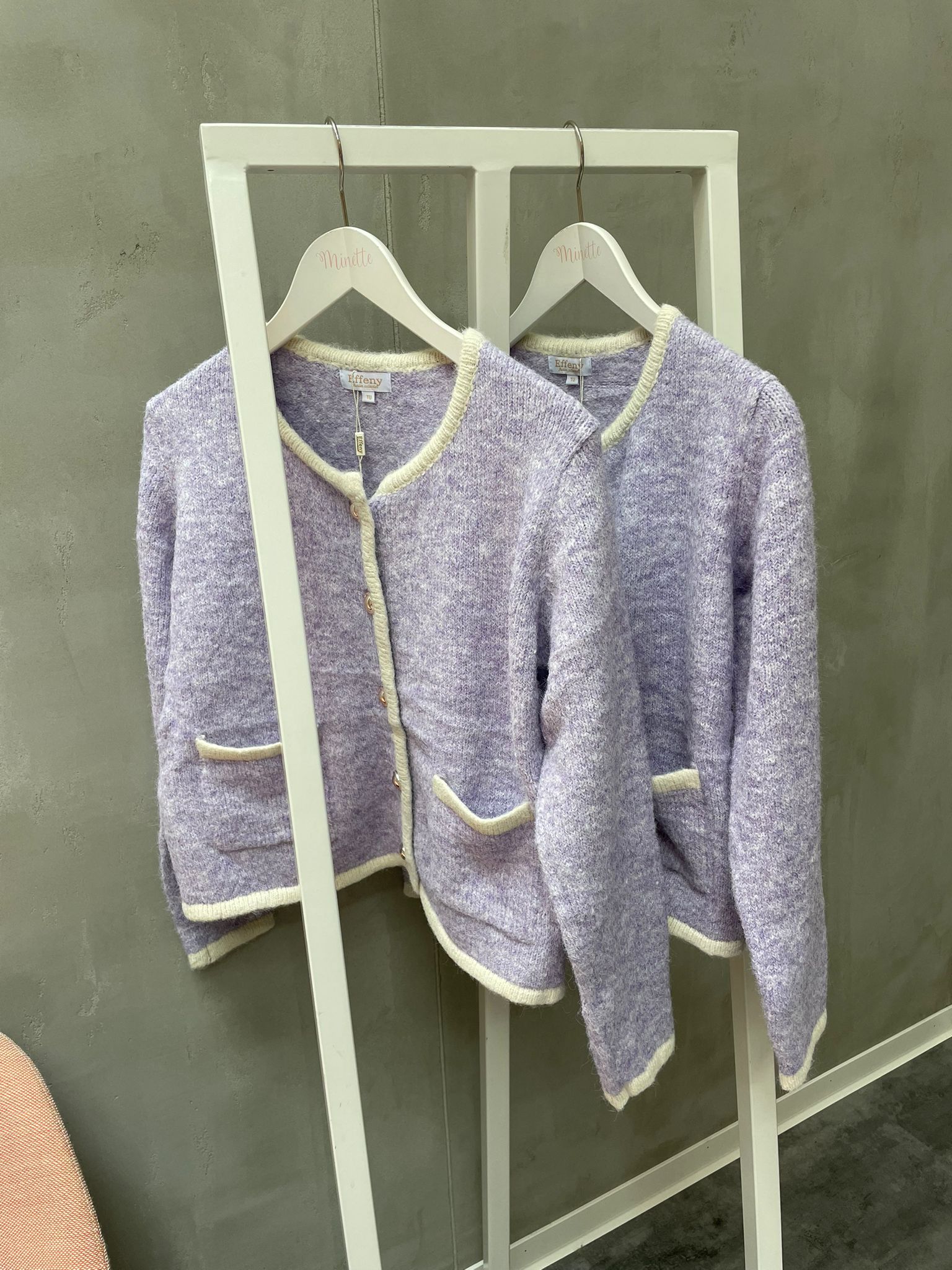 Minette Cardigan Jacke lila