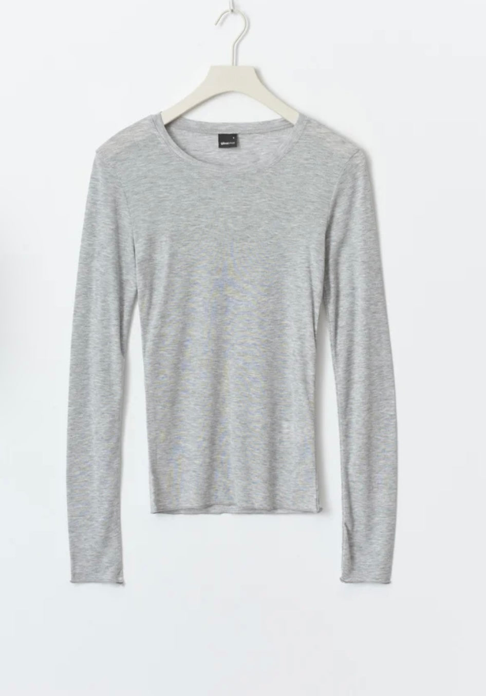 Gina Tricot Sheer Top grau