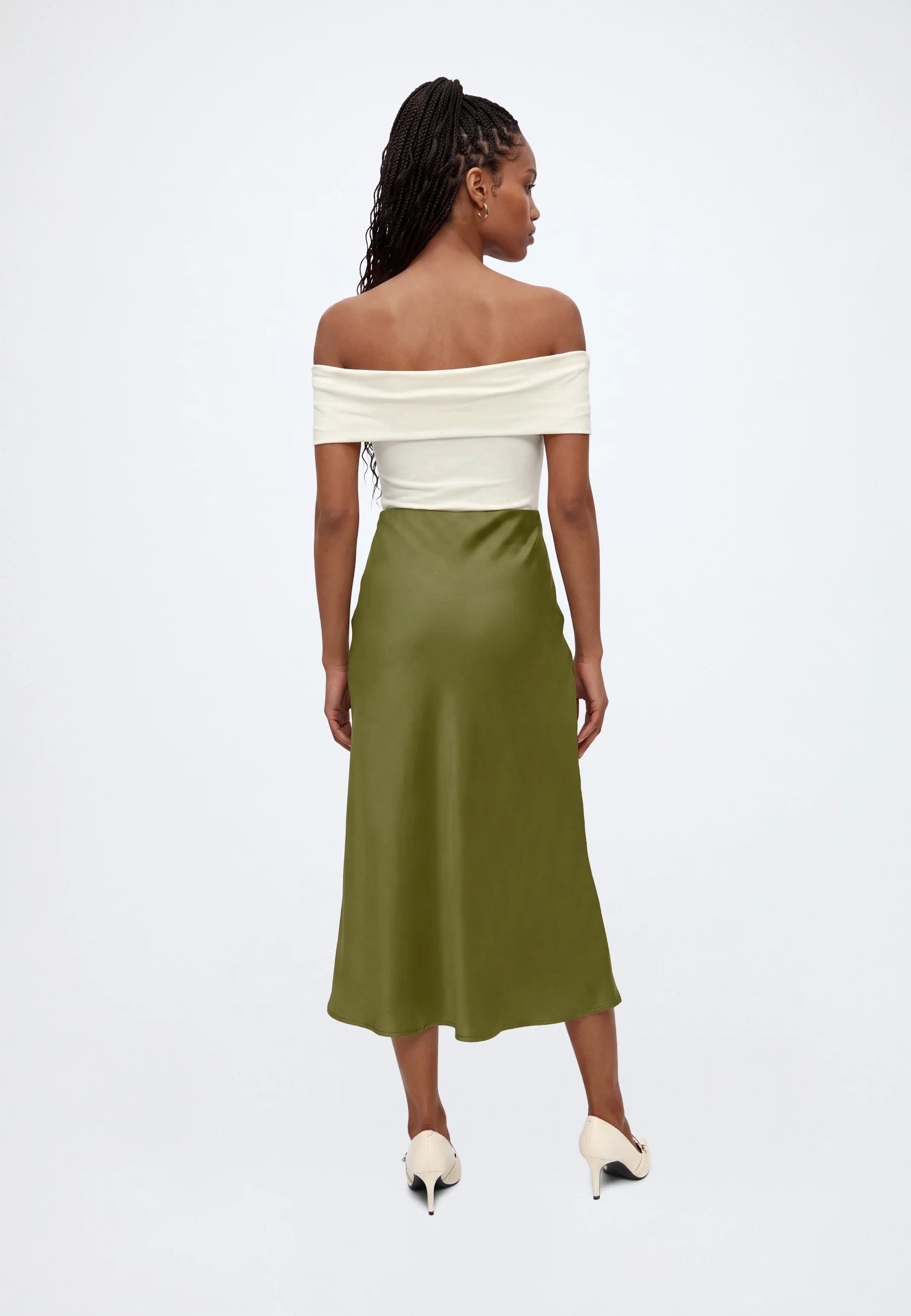 "YASPELLA" HW MIDI SKIRT S. NOOS