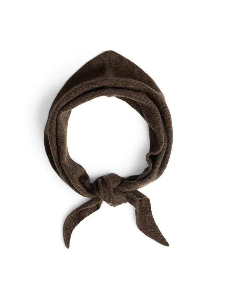 Selected Femme "Maria" Narrow Cashmere Scarf chocolate chip
