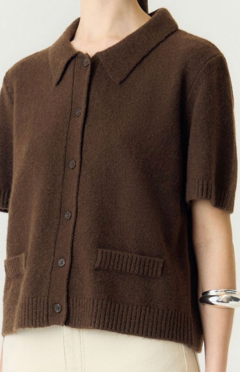 "YASFRILO" SS KNIT CARDIGAN S. NOOS