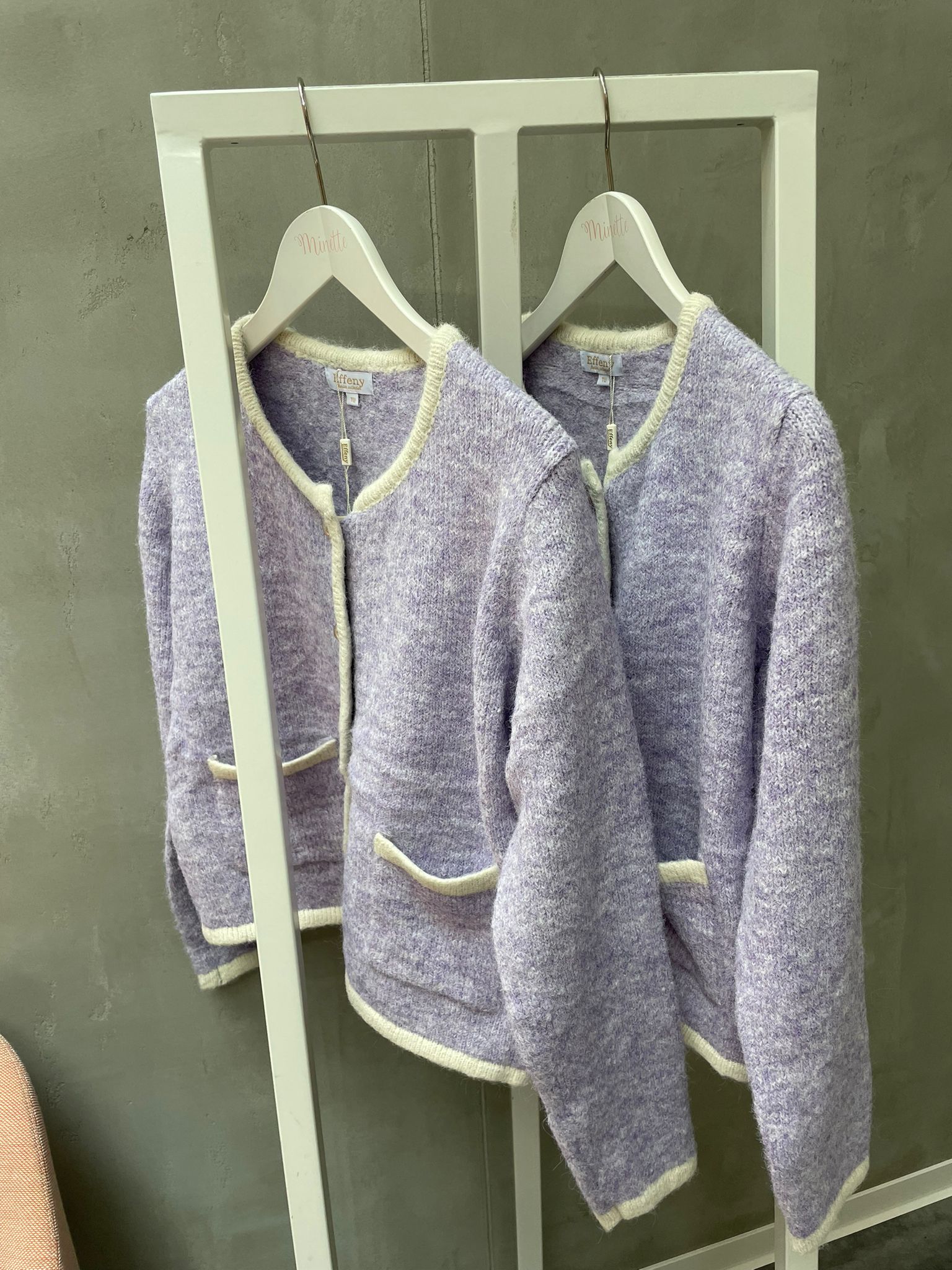 Minette Cardigan Jacke lila