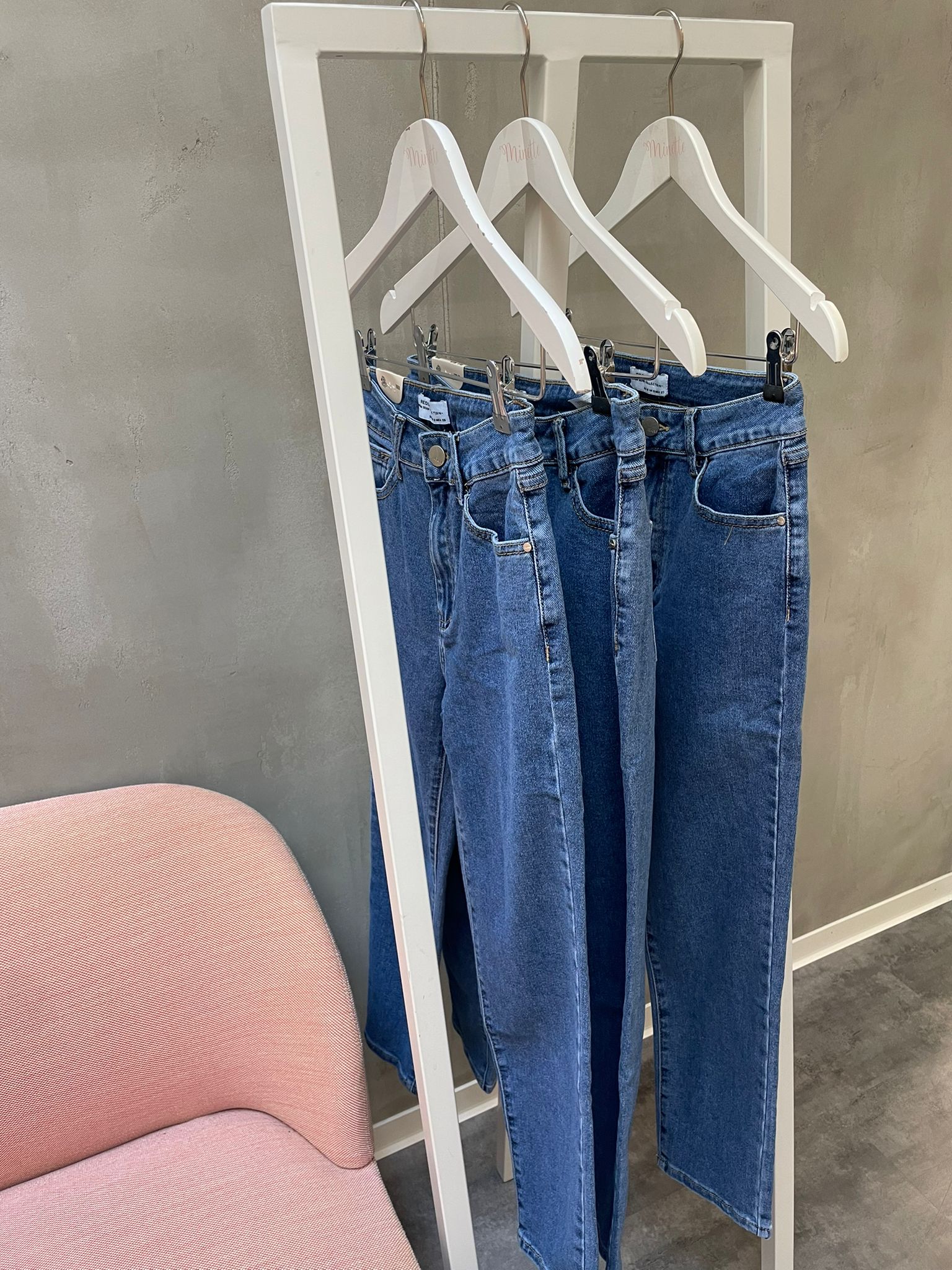 Minette Mom Jeans mittelblau