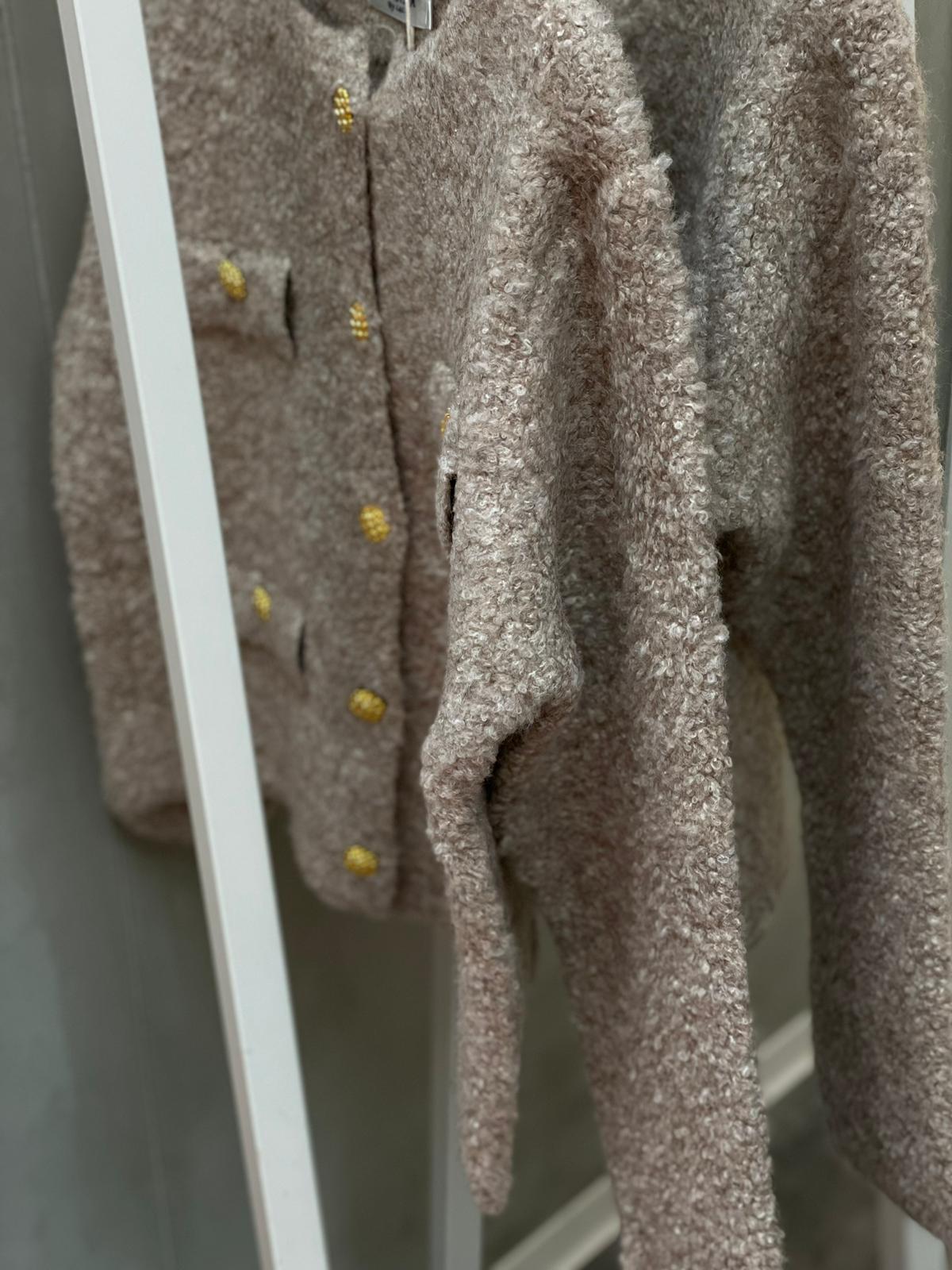Minette Knit Cardigan beige