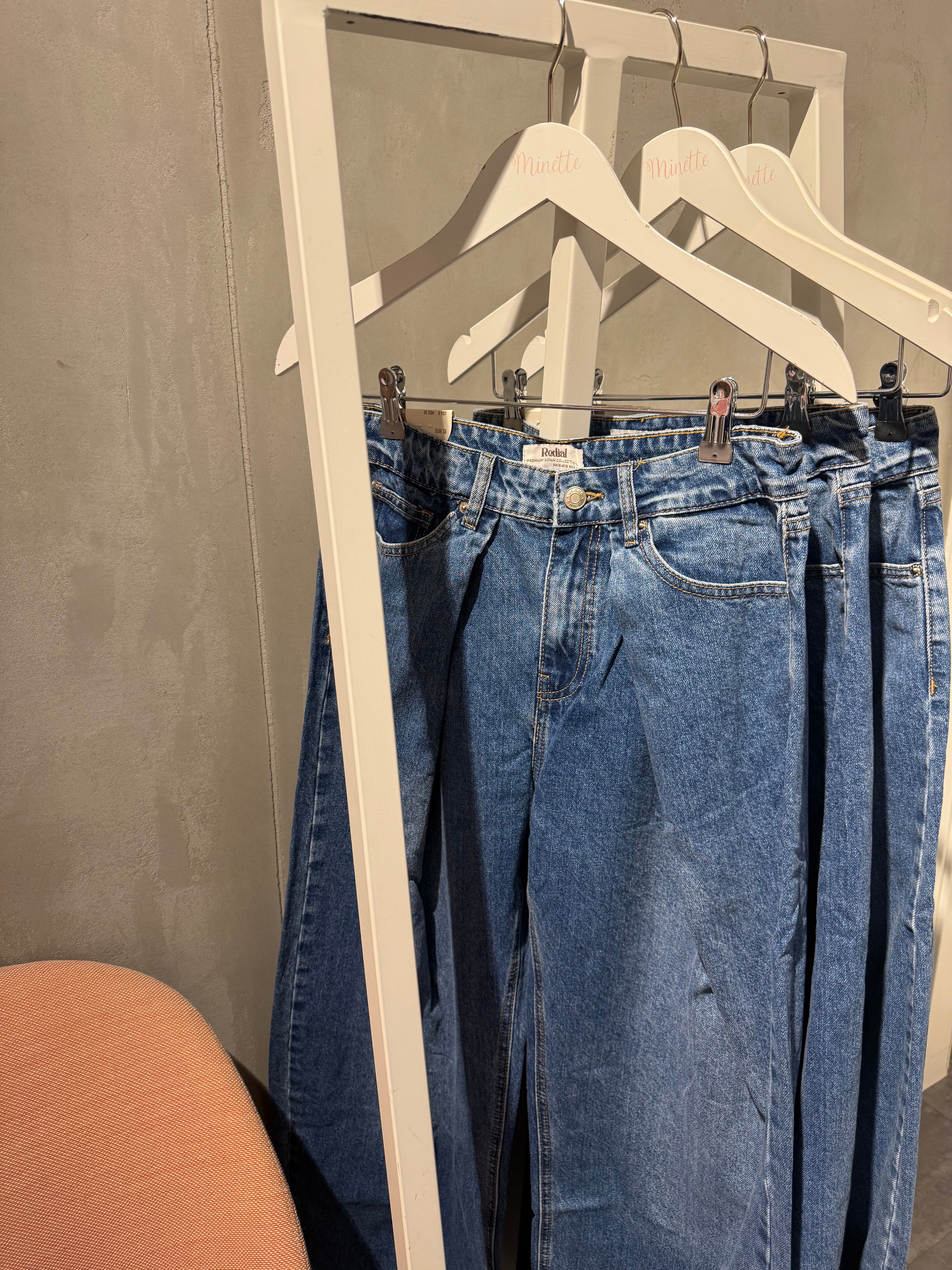 Minette Trendige Ballon Jeans mit High-Waist Schnitt