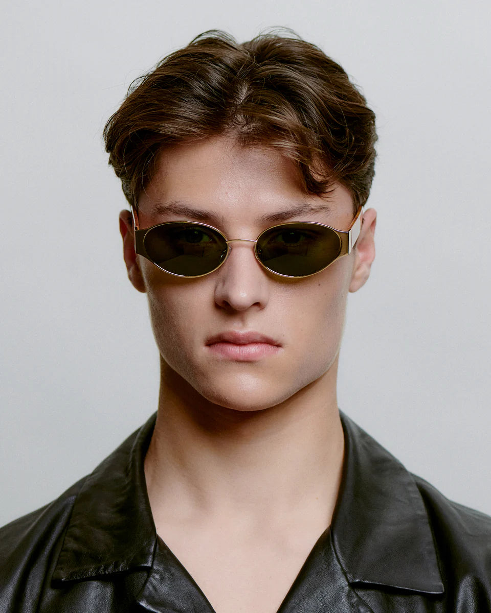 "AKBELLA" - GOLD BURNT AMBER Sonnenbrille