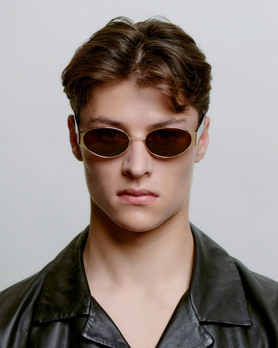 "AKBELLA" - GOLD DEMI TORTOISE Sonnenbrille