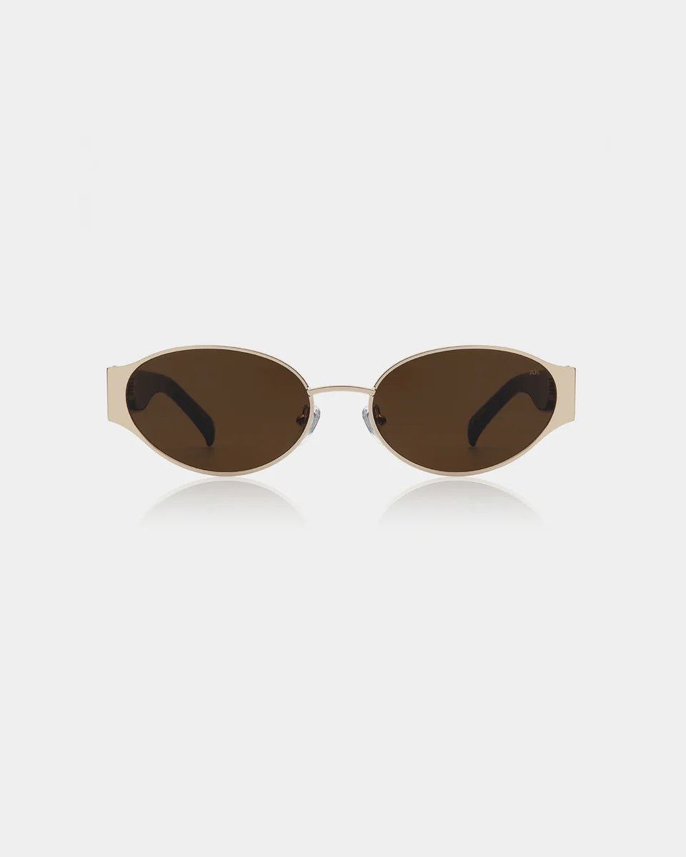 "AKBELLA" - GOLD DEMI TORTOISE Sonnenbrille