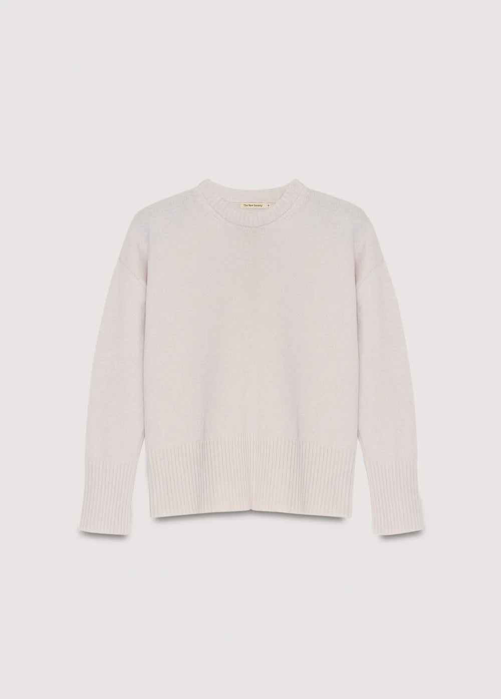 The New Society "Agatha" Woman Jumper Moonlight White